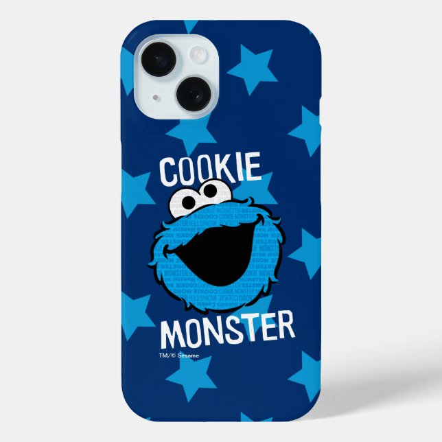 Coques Case-Mate iPhone Motif visage Cookie Monster (Verso)