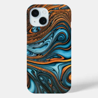 Coque Pour iPhone 15 Motifs à torsion] avec couverture téléphonique [co