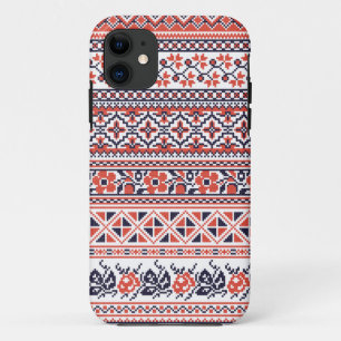 Coque iPhone 11 Motifs de conception de point de croix