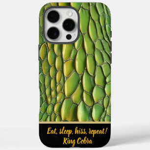 Coques iPhone 16 Pro Max Motifs de serpent vibreux à la lumière du soleil