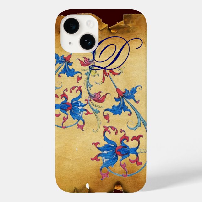 COQUES Case-Mate iPhone MOTIFS FLORAUX ANCIENS FLORENTINS MONOGRAS (Verso)