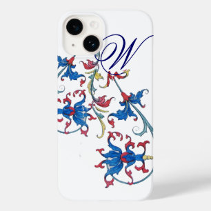 COQUE POUR iPhone 14 MOTIFS FLORAUX ANCIENS FLORENTINS MONOGRAS