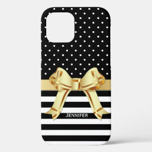 Case-Mate iPhone Case Motifs noirs et blancs chics
