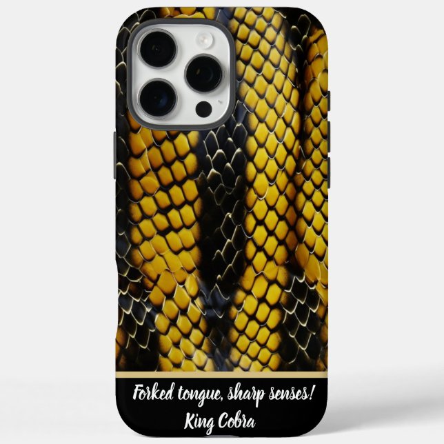 Coques Case-Mate iPhone Motifs véreux d'un serpent venimeux (Verso)