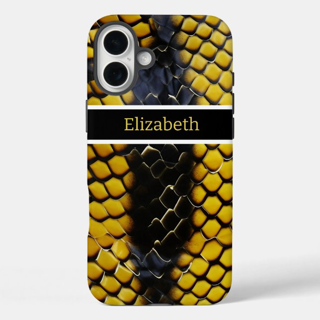 Coques Case-Mate iPhone Motifs véreux d'un serpent venimeux (Verso)