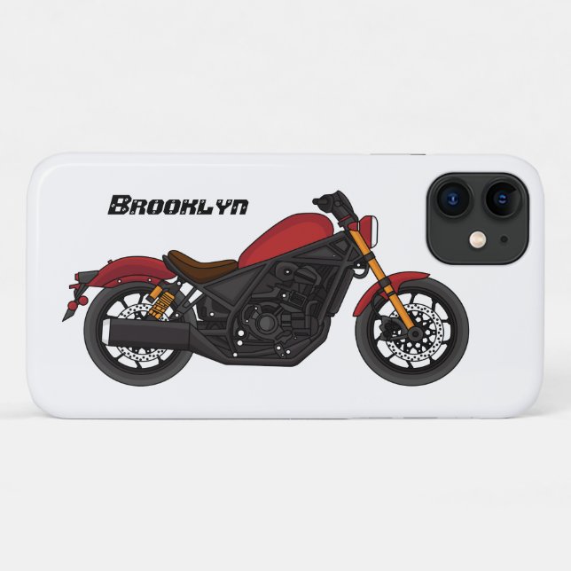 Coques Case-Mate iPhone moto de style croiseur cool (Dos (Horizontal))
