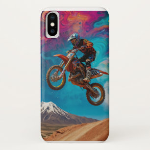 Case-Mate iPhone Case Motocross Racing sur la piste de montagne