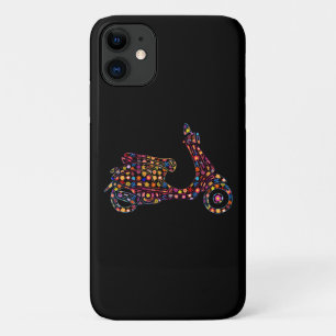 Case-Mate iPhone Case Motocyclette à moteur à fleurs