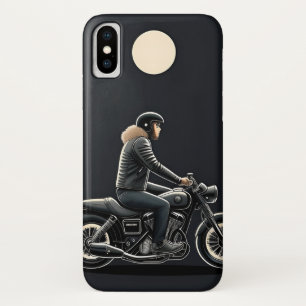 Case-Mate iPhone Case Motocycliste À Voiture Sous Ciel Lune