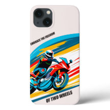 Motocycliste dans un environnement Abstrait vibran