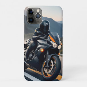 Case-Mate iPhone Case Motocycliste sur une moto hautes performances