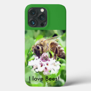 iPhone 13 Pro Case Motorola Droid RAZR - abeille sur la fleur