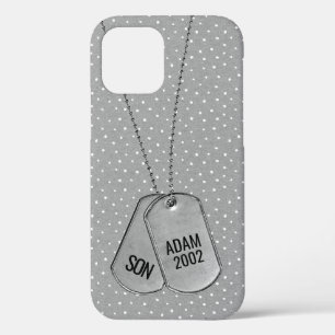 Case-Mate iPhone Case Mots clés Chien Militaire sur Pois