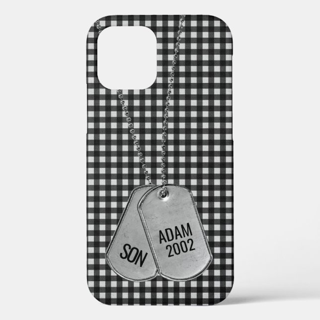 Coques Case-Mate iPhone Mots clés sur En vichy (Verso)