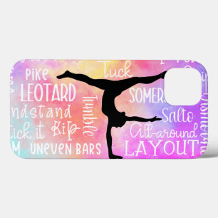 Case-Mate iPhone Case Mots de gymnastique Rainbow Ombre