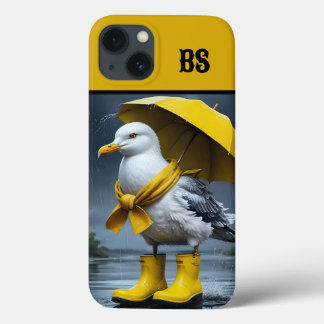 Case-Mate iPhone Case Mouette drôle dans les bottes de pluie - Humour de