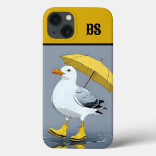 Case-Mate iPhone Case Mouette drôle dans les bottes de pluie - Humour de