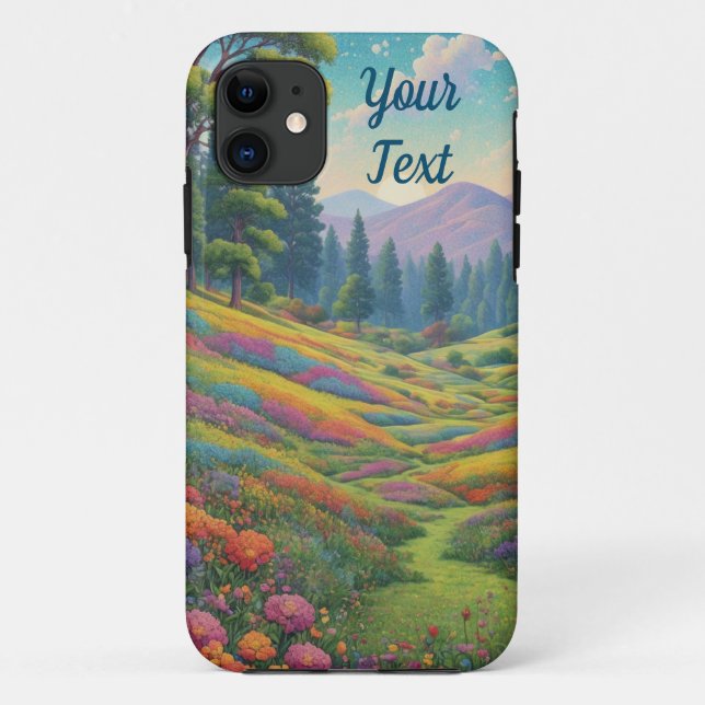 Coques Case-Mate iPhone Mountain Meadow (Dos)