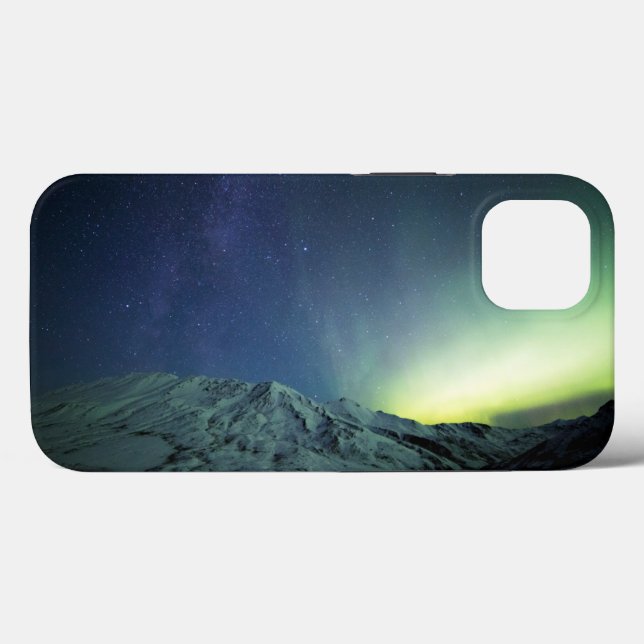 Coques Case-Mate iPhone Mountains | Aurora Borealis & Milky Way Alaska (Verso (horizontal))