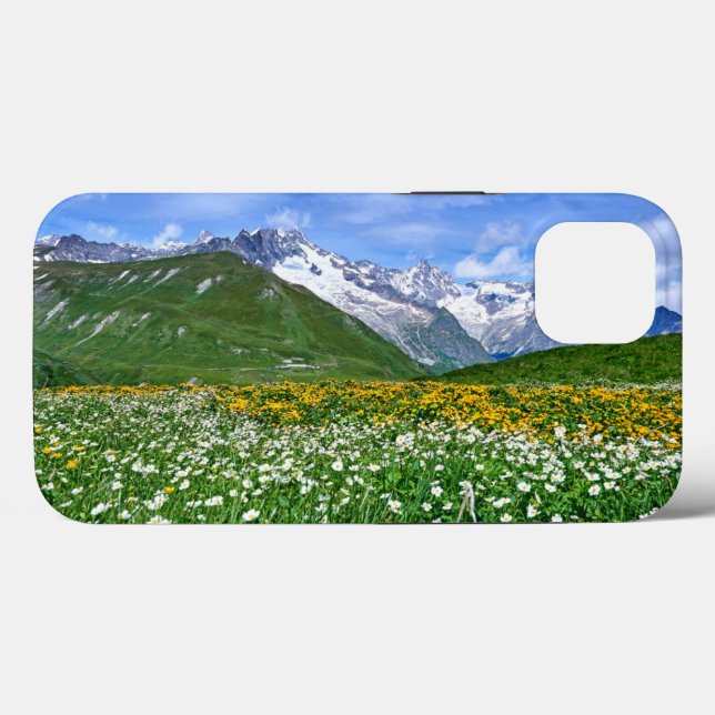 Coques Case-Mate iPhone Mountains | Swiss Alps Valley Spring (Verso (horizontal))