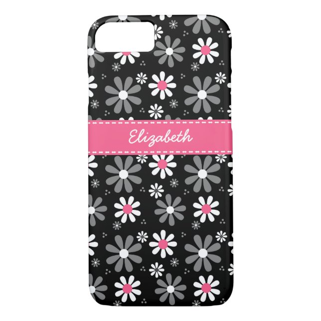 Coques Case-Mate iPhone Mouris de poitrine mûre rose et noire (Dos)