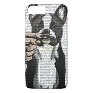 Coque Case-Mate Pour iPhone Moustache de bouledogue français et de doigt