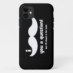 Etui iPhone Case-Mate Moustache I vous une question