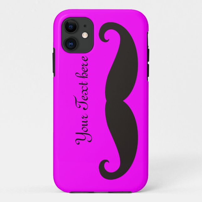 Coques Case-Mate iPhone Moustache / Moustache / Schnurrbart (Dos)