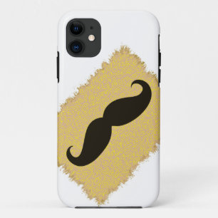 Etui iPhone Case-Mate Moustache noire sur peau de léopard