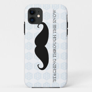 Case-Mate iPhone Case Moustaches drôles de Noël de vacances de moustac