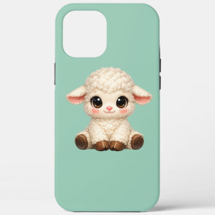 Case-Mate iPhone Case Mouton Kawaii assis joyeusement avec Douce