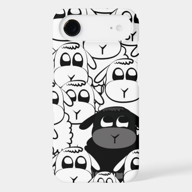 Coques Case-Mate iPhone Moutons noirs (Verso)