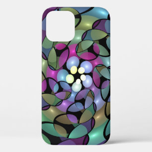 Case-Mate iPhone Case Mouvements colorés Abstrait Trippy Fractal Art