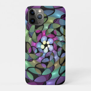 Case-Mate iPhone Case Mouvements colorés Abstrait Trippy Fractal Art