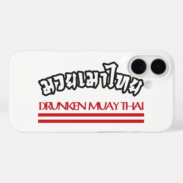 Coques Case-Mate iPhone Muay Thai ivre (Verso (horizontal))