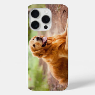 Coque iPhone 15 Pro Mug Golden Retriever Love - mignon cadeau propriét