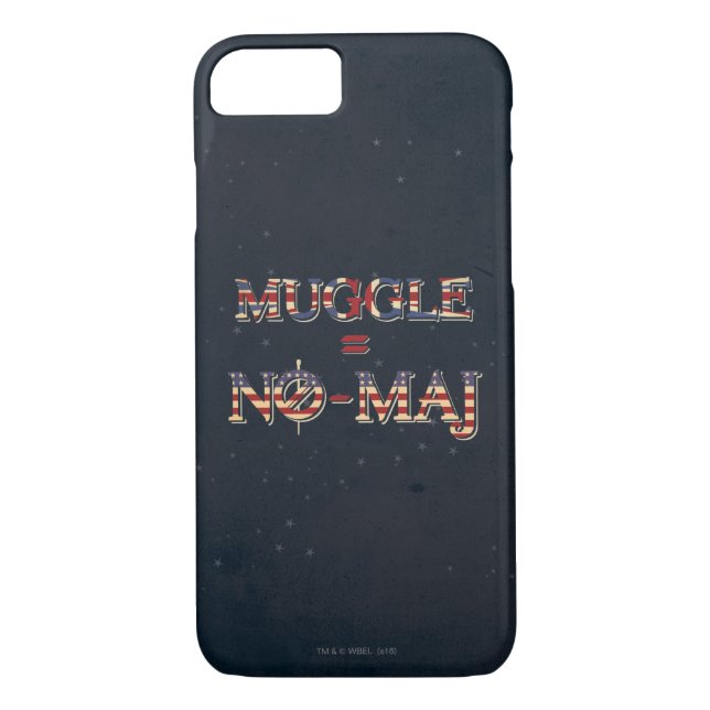 COQUES Case-Mate iPhone MUGGLE™ = NO-MAJ™ (Dos)