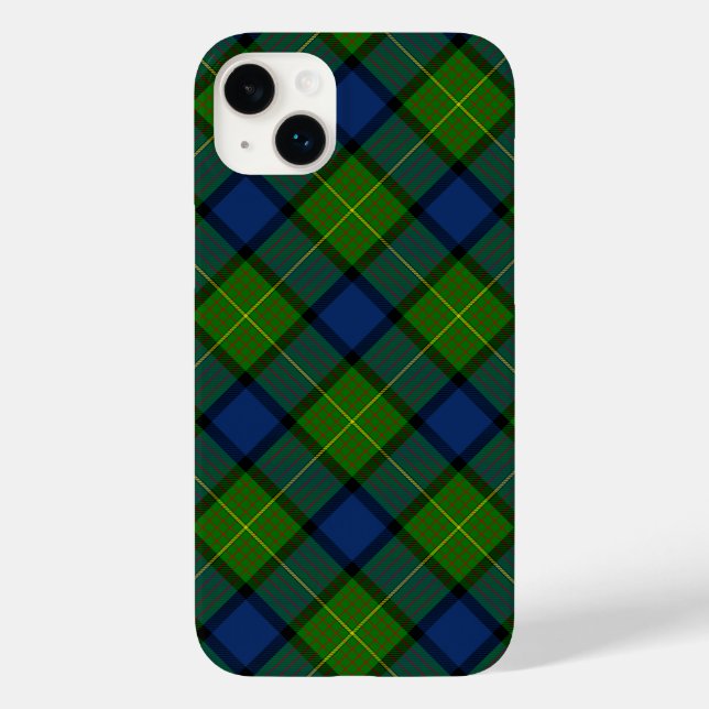 Coques Case-Mate iPhone Muir Moore écossais vert bleu plaid (Verso)