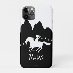 Case-Mate iPhone Case Mulan Riding Vent noir Monts passés Silhouette