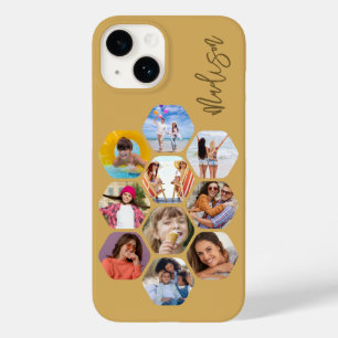 Coque Pour iPhone 14 Multiphoto Collage simple moderne personnalisé
