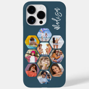 Coque Pour Pour iPhone 14 Pro Max Multiphoto Collage Simple Moderne Personnalisé Cas
