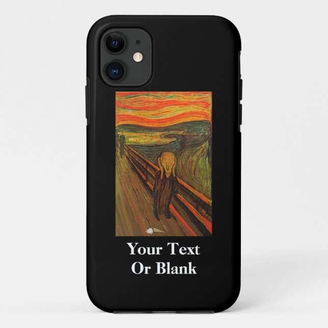Coques Case-Mate iPhone Munch - Le cri de glace (Dos)