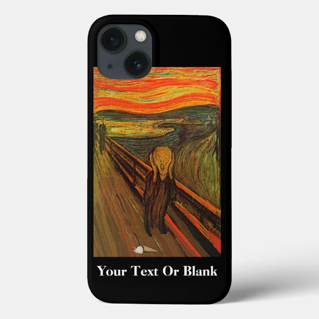 Coques Case-Mate iPhone Munch - Le cri de glace (Verso)