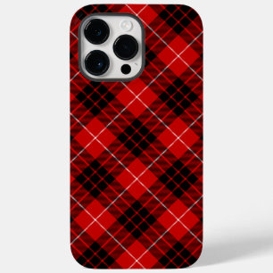 Coque Pour Pour iPhone 14 Pro Max Munro tartan rouge noir plaid