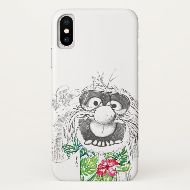 Coques Case-Mate iPhone Muppets| Animal Dans Une Chemise Hawaïenne (Dos)