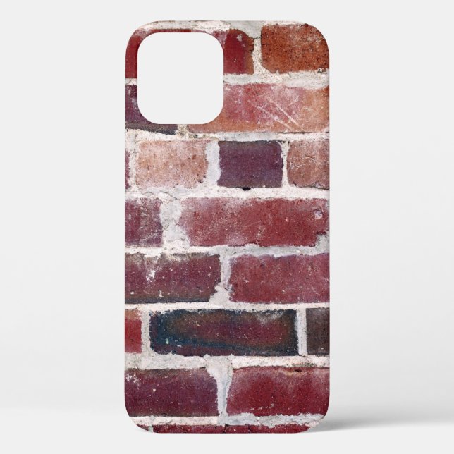 Coques Case-Mate iPhone Mur Brown en brique (Verso)