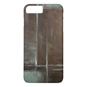 Coque iPhone 7 Plus Mur de briques rouge et gris