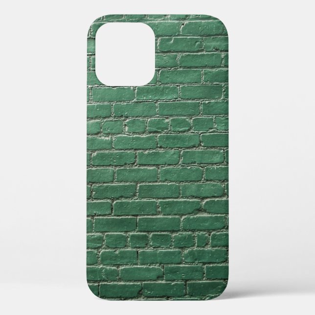 Coques Case-Mate iPhone Mur peint en vert (Verso)