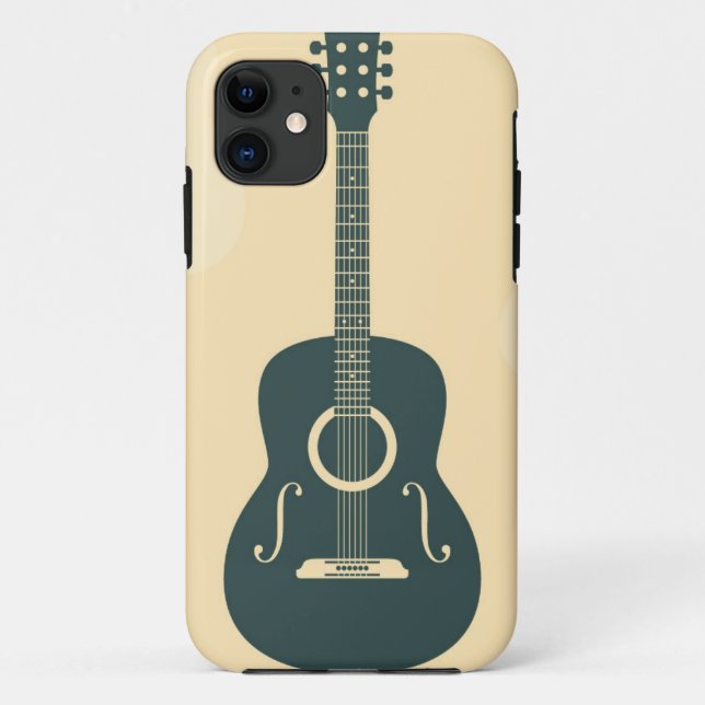 Coques Case-Mate iPhone Musique acoustique de guitare rétro (Dos)
