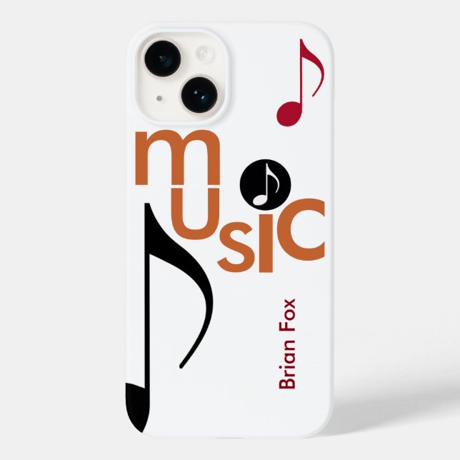 Coques Case-Mate iPhone Musique cool (Verso)